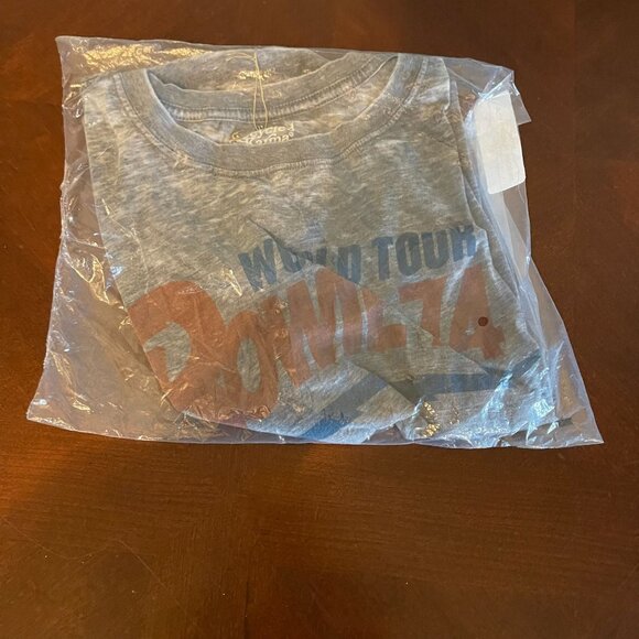 Recycled Karma Womens‎ David Bowie 74 World Tour Graphic Tee Gray - Picture 7 of 7